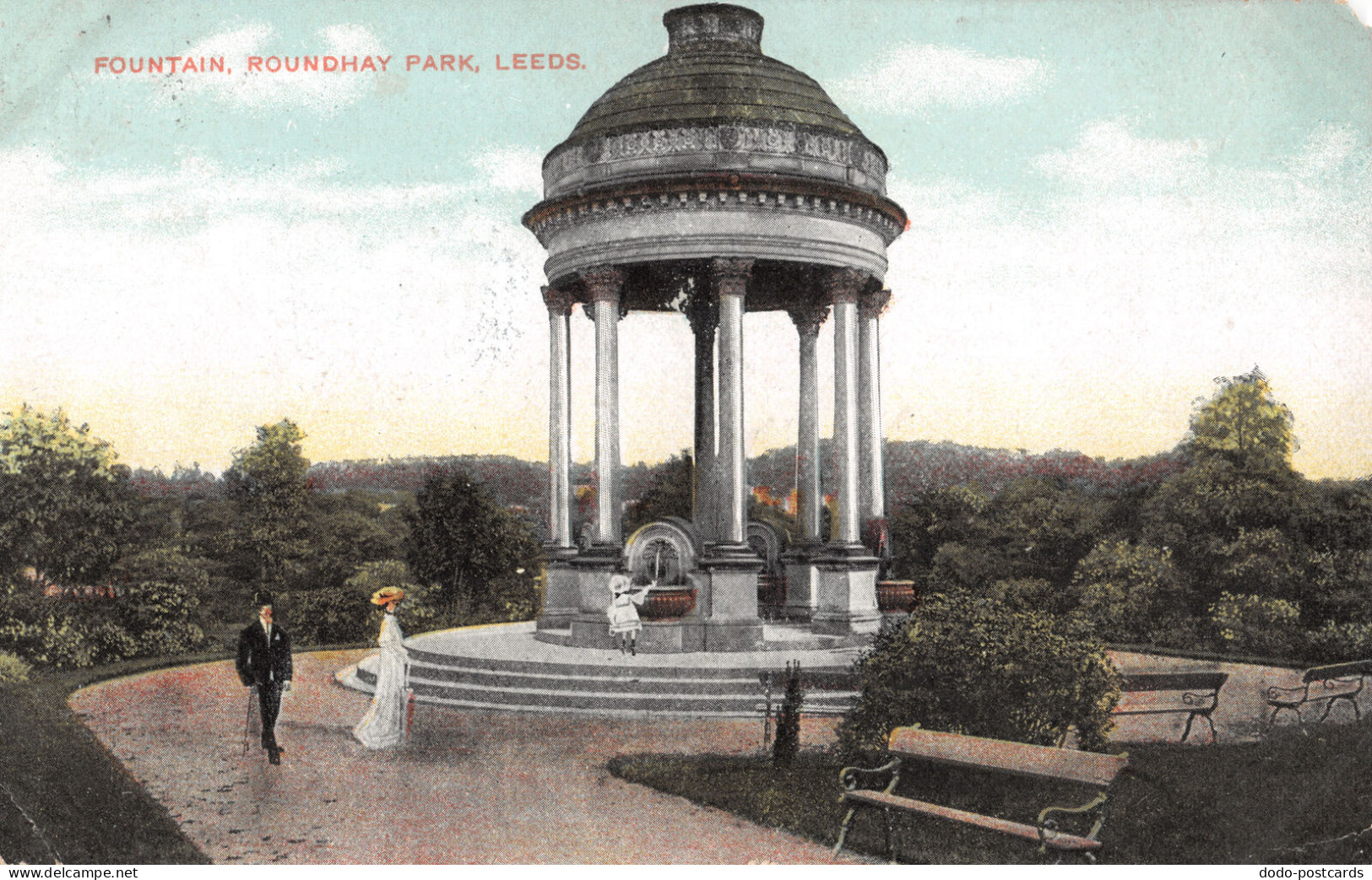 R297637 Fountain. Roundhay Park. Leeds. The Star Series. Gottschalk Dreyfuss And - Wereld