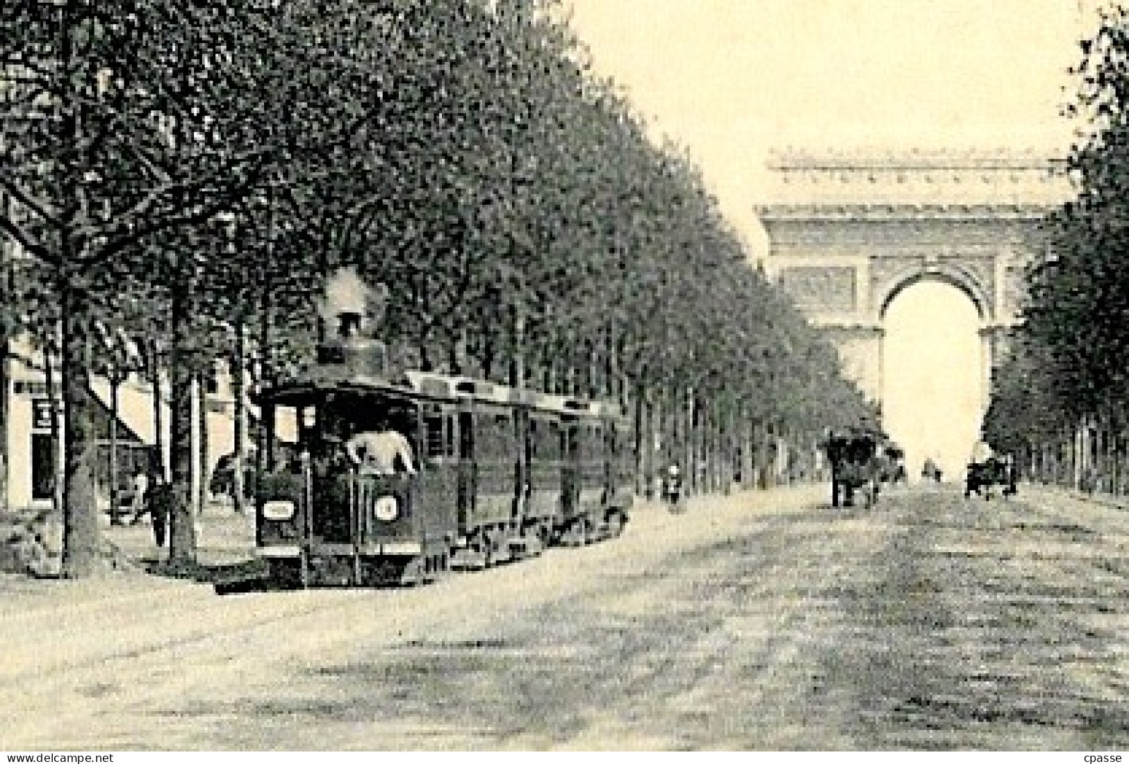 CPA 75016 75017 PARIS - Avenue De La Grande Armée (Tramway) ° P. Marmuse N° 490 - Sin Clasificación