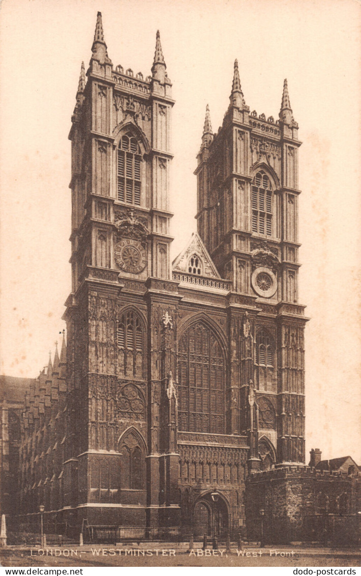 R299494 London. Westminster Abbey. West Front. C. F. Castle. Lesco Series - Other & Unclassified