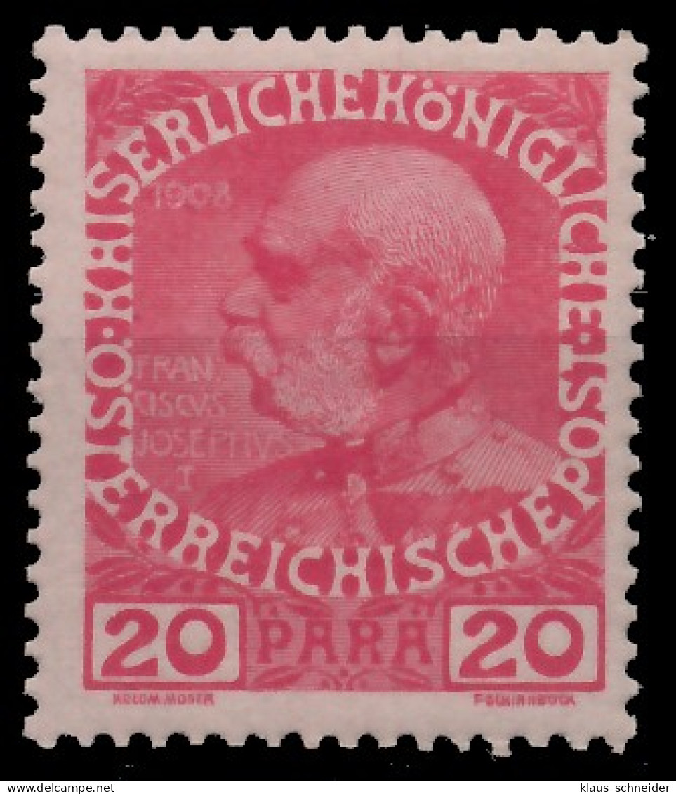 ÖSTERREICH POST IN DER LEVANTE Nr 62 Postfrisch X73A93E - Oostenrijkse Levant