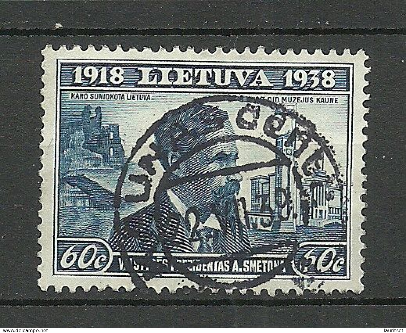 LITAUEN Lithuania 1939 O KAUNAS Michel 428 Nice Cancel - Lithuania