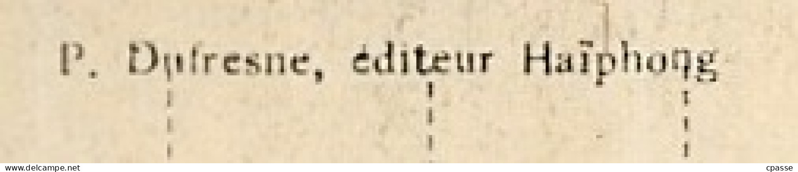 CPA (TONKIN) De SAÏGON à HAÏPHONG "Cachar" Annexe Des Messageries Maritimes ** Bateau Paquebot - Viêt-Nam