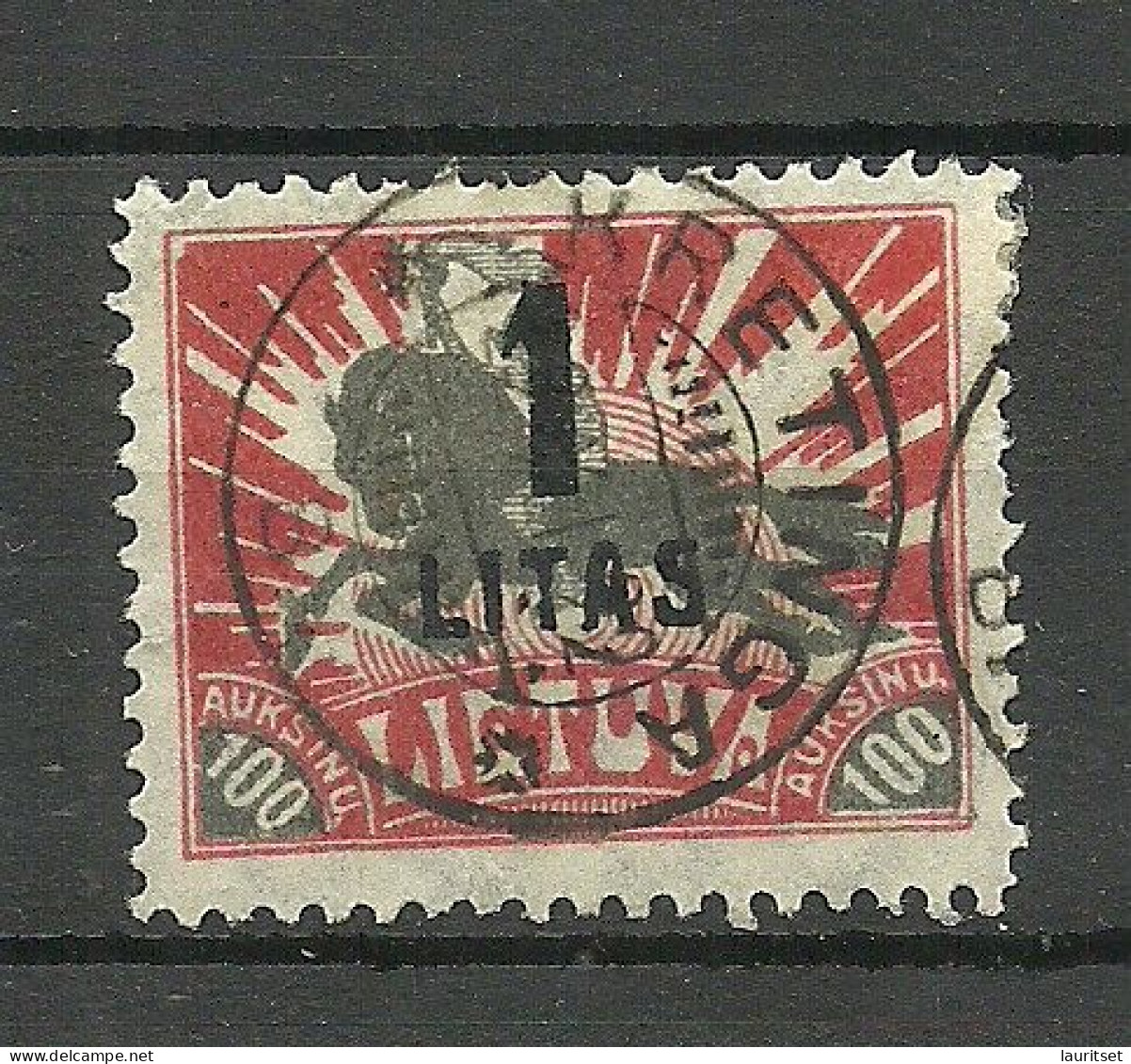 LITAUEN Lithuania 1922 O KRETINGA Michel 175 Nice Cancel - Lithuania