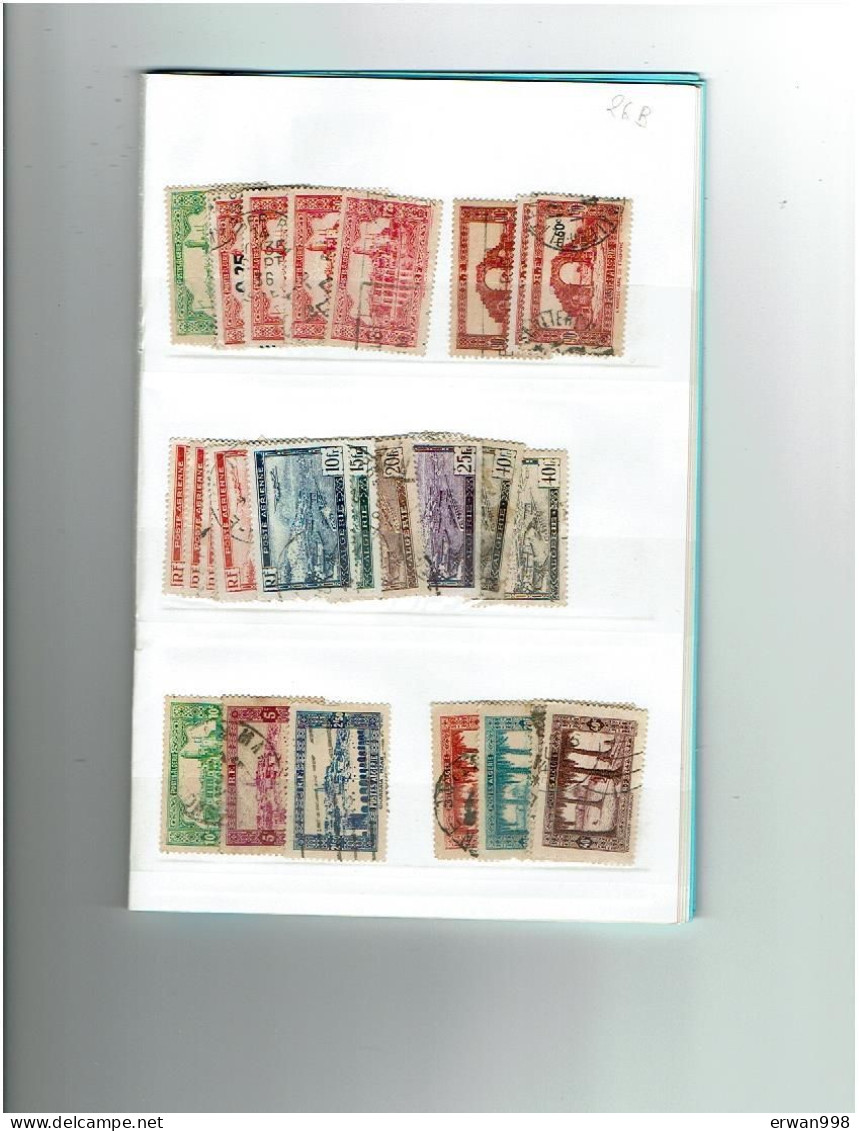 ALGERIE Lot De + De 350 Timbres Période Française (env4/5) Et Après 1962 (env.1/5) Majorité Oblitérés 1271 - Collections, Lots & Séries