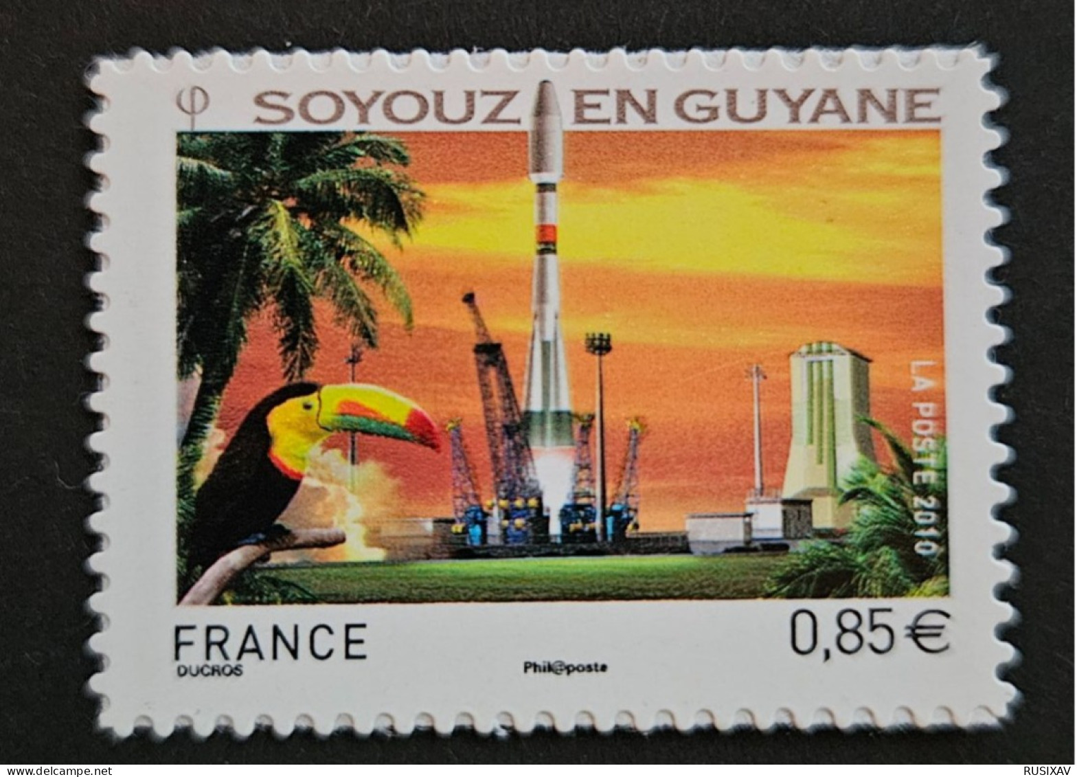 France 2010 Autoadhésif N°470 DECOLAGE DE LA FUSEE SOYOUZ - Unused Stamps