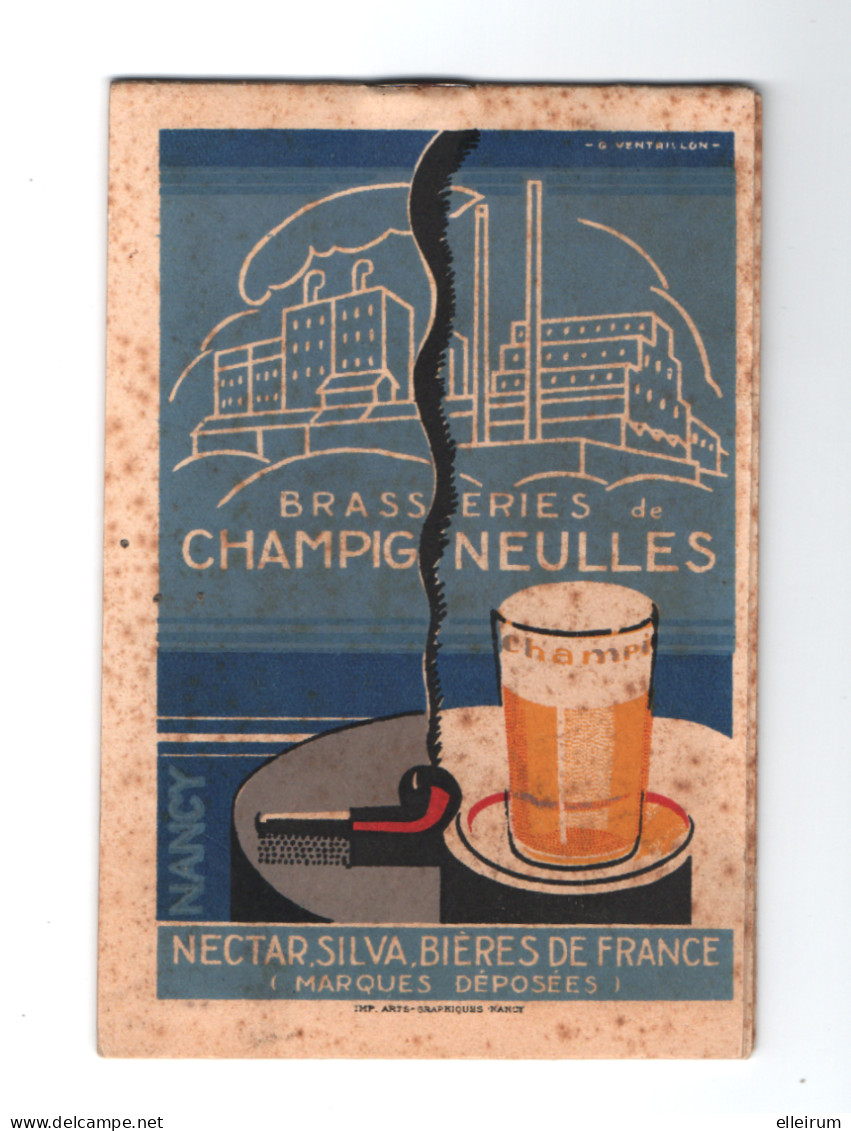 PUBLICITE. FASCICULE PUBLICITAIRE. BRASSERIES De CHAMPIGNEULLES.NECTAR SILVA. BIERES De FRANCE. - Unclassified