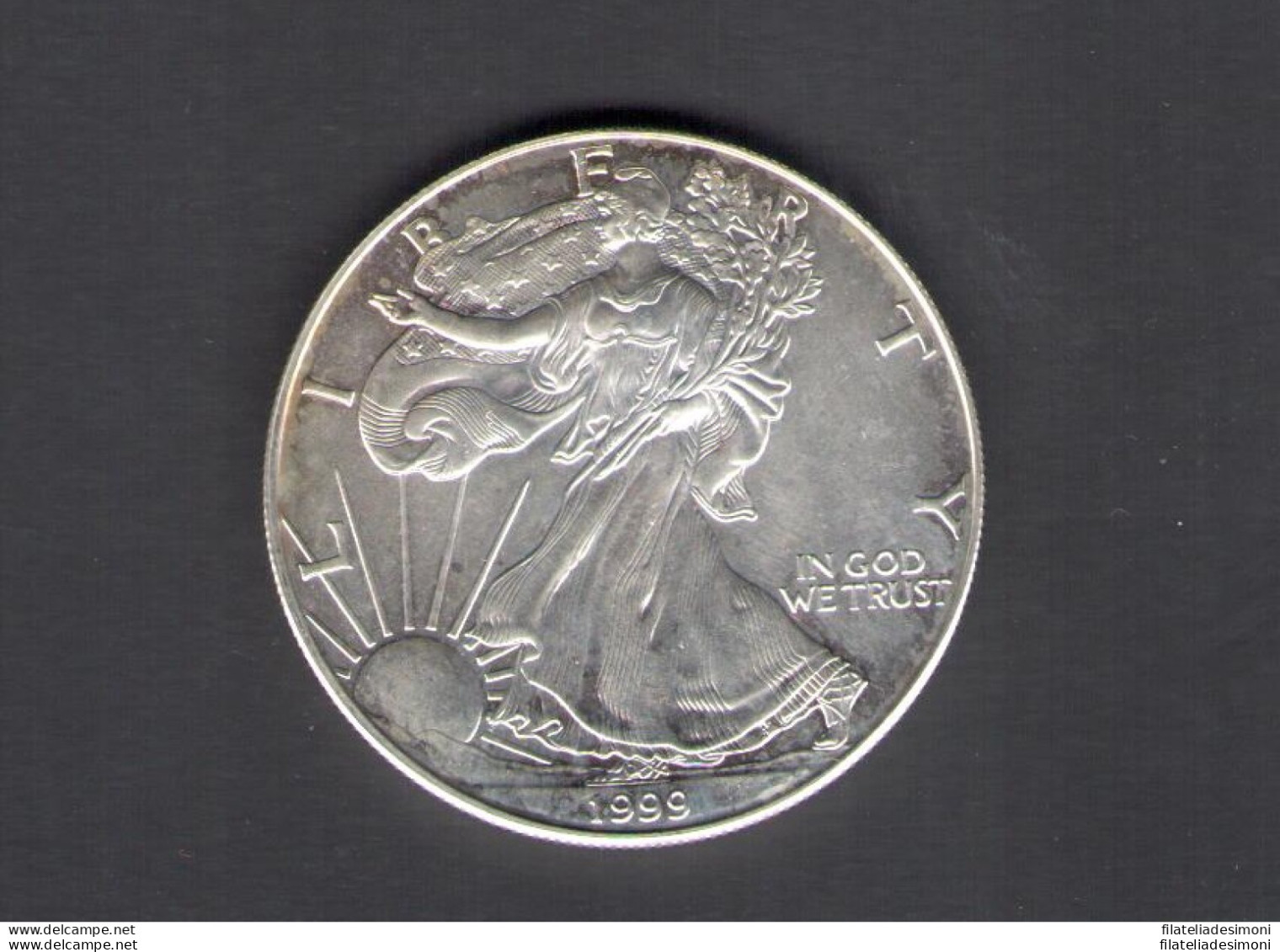 1999 STATI UNITI, 1 $ Liberty (Aquila) Argento FDC - Non Classés