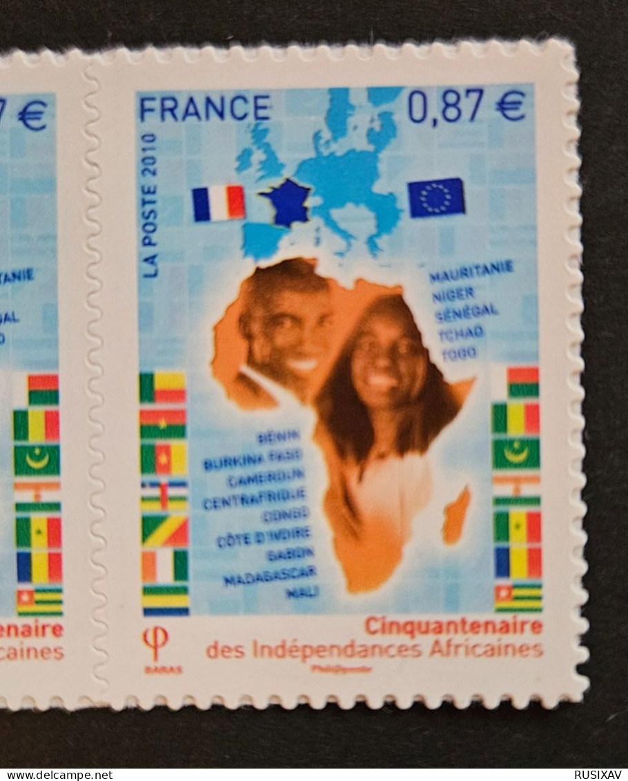 France 2010 Autoadhésif N° 472 INDEPENDANCES AFRICAINES - Unused Stamps