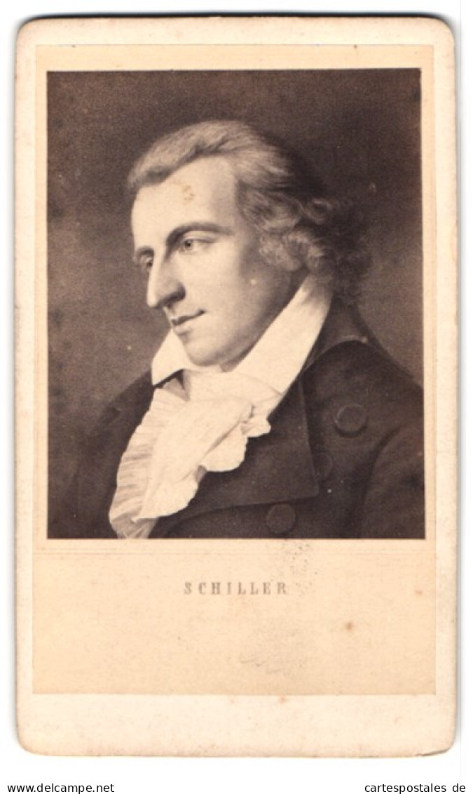 Fotografie Friedrich Schiller Im Portrait  - Beroemde Personen