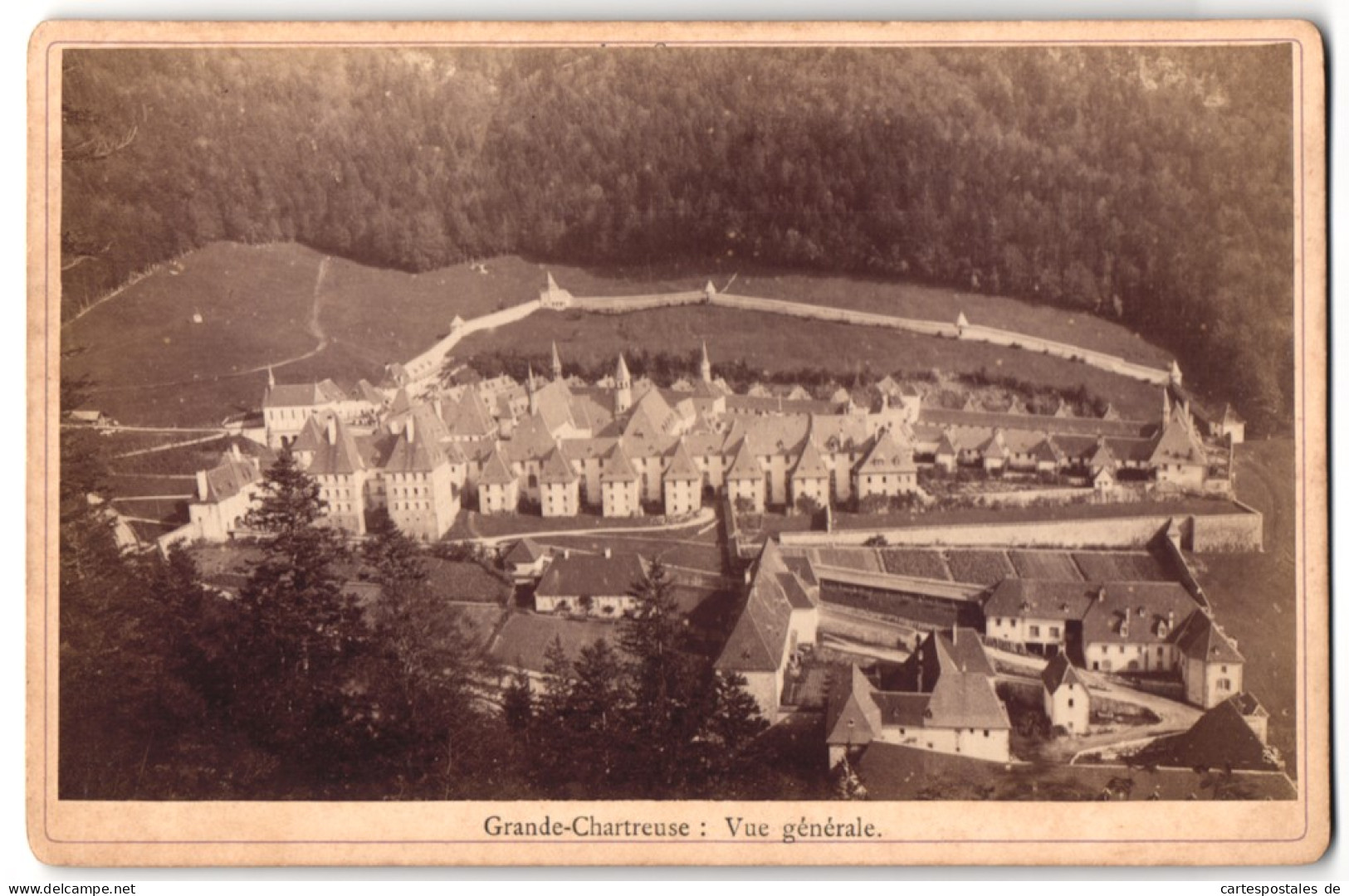 Photo Photographe Inconnu,  Vue De Saint-Pierre-de-Chartreuse, Kloster  - Orte