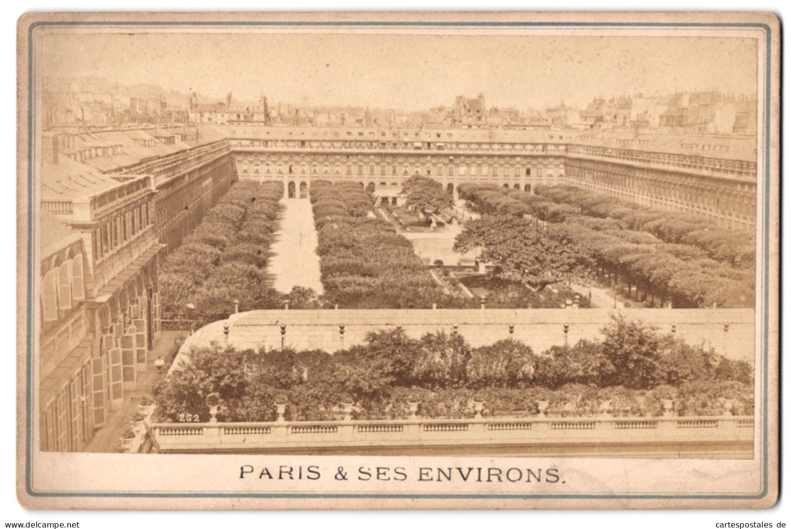 Photo Photographe Inconnu,  Vue De Paris, Palais Royal  - Plaatsen