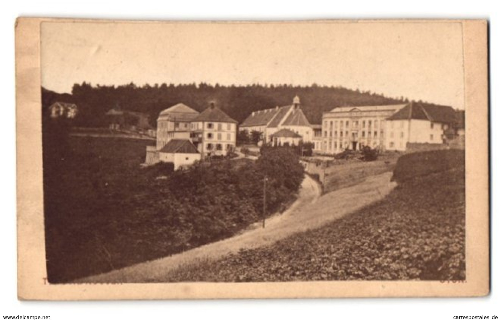 Fotografie T. Zurbrüggen, Sion, Ansicht Uetliburg, Kloster Sion  - Places