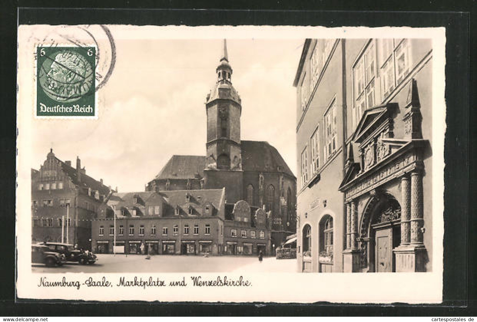 AK Naumburg /Saale, Marktplatz Und Wenzelskirche  - Naumburg (Saale)