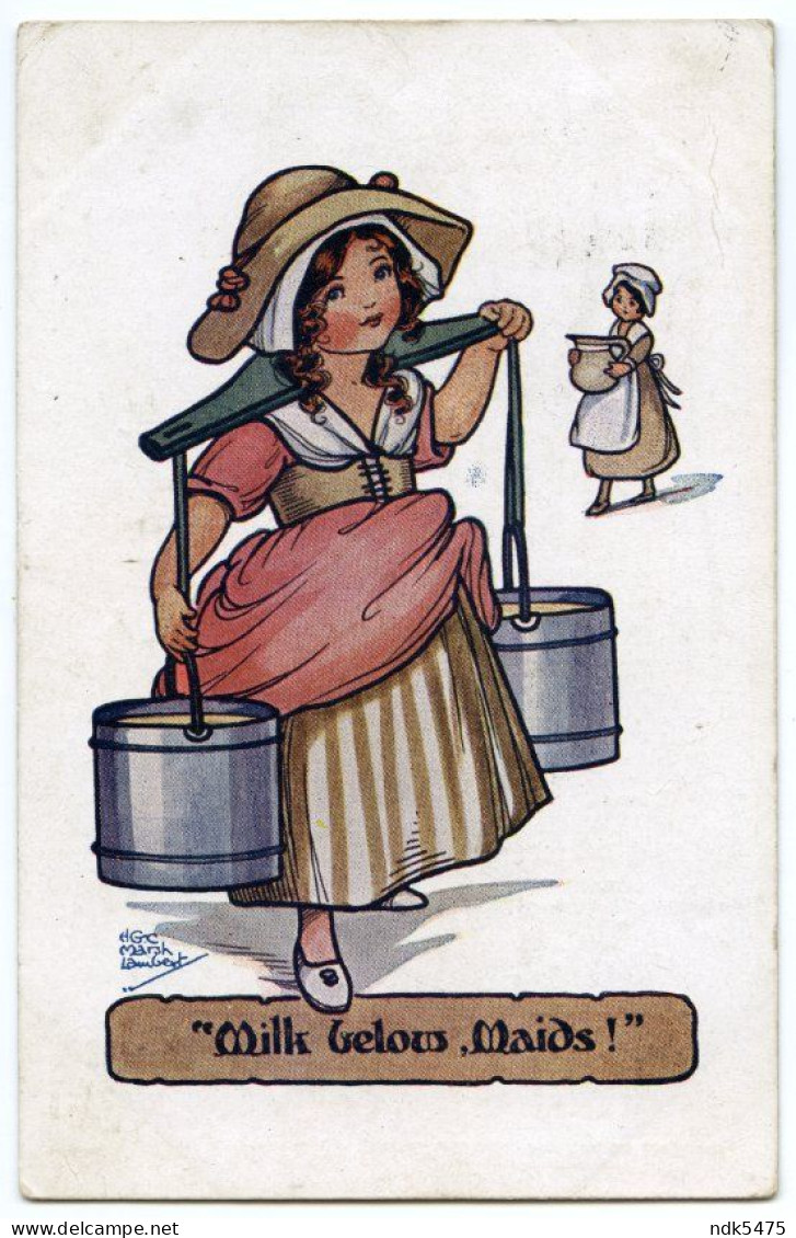 MARSH LAMBERT : MILK BELOW, MAIDS / MILK SELLER, OLD ENGLISH CRIES / PLYMOUTH, R. M. BARRACKS, (HARDMAN) - Other & Unclassified