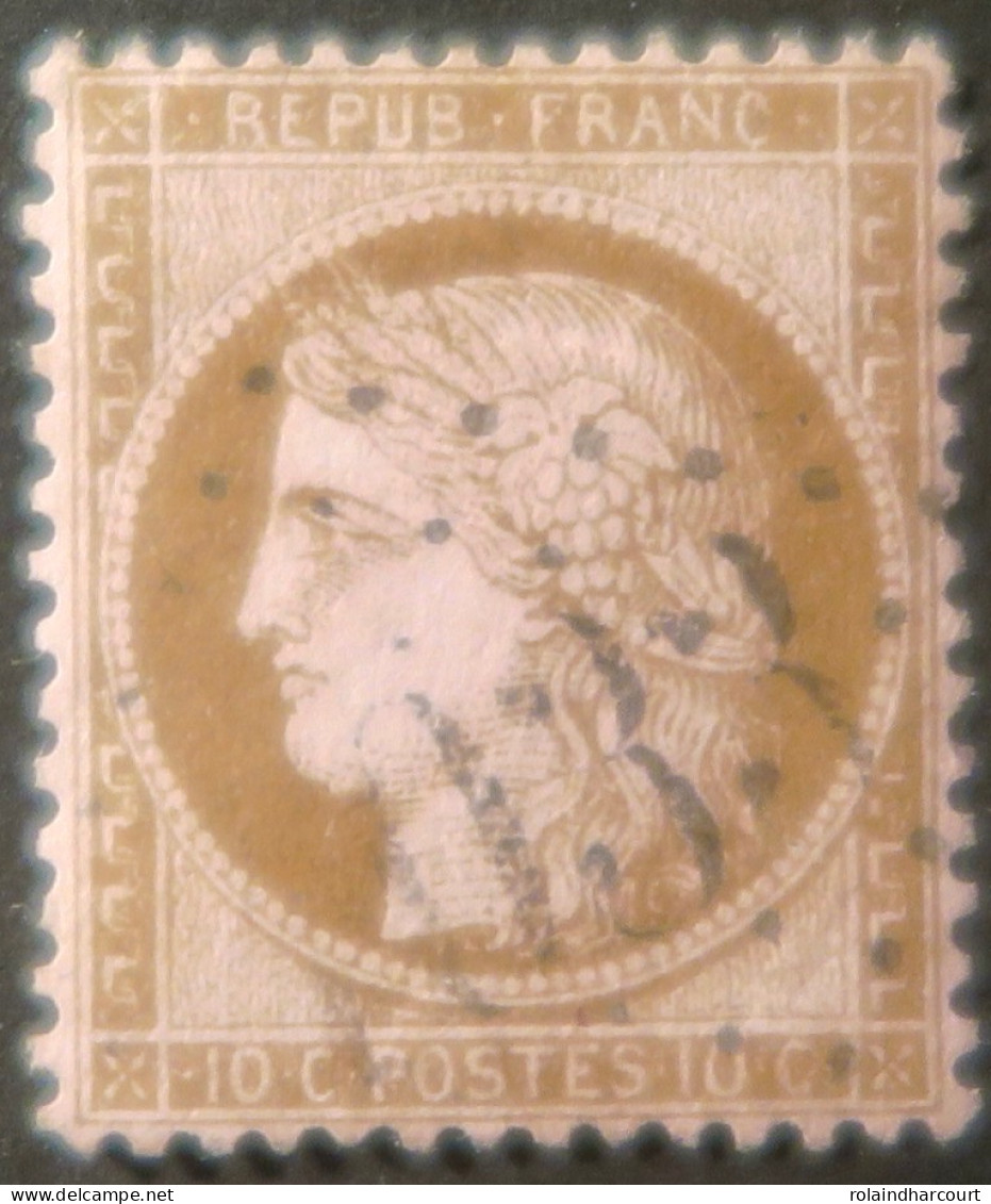 X1213 - FRANCE - CERES N°58 - LUXE - GC 1033 : CIREY-SUR-VEZOUZE (Meurthe) - BON CENTRAGE - 1871-1875 Ceres