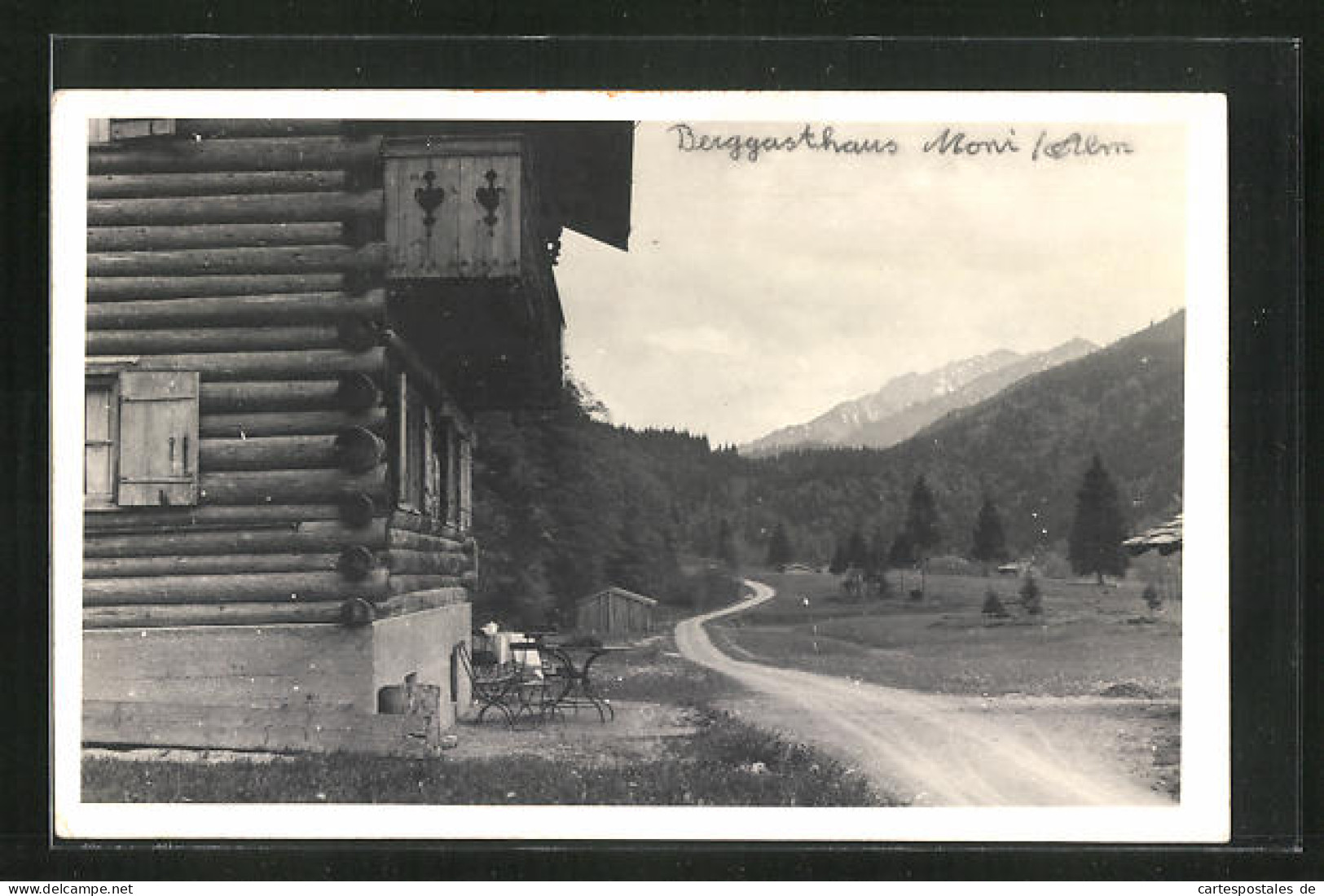 Foto-AK Rotach-Egern, Gasthaus Moni-Alm  - Autres & Non Classés