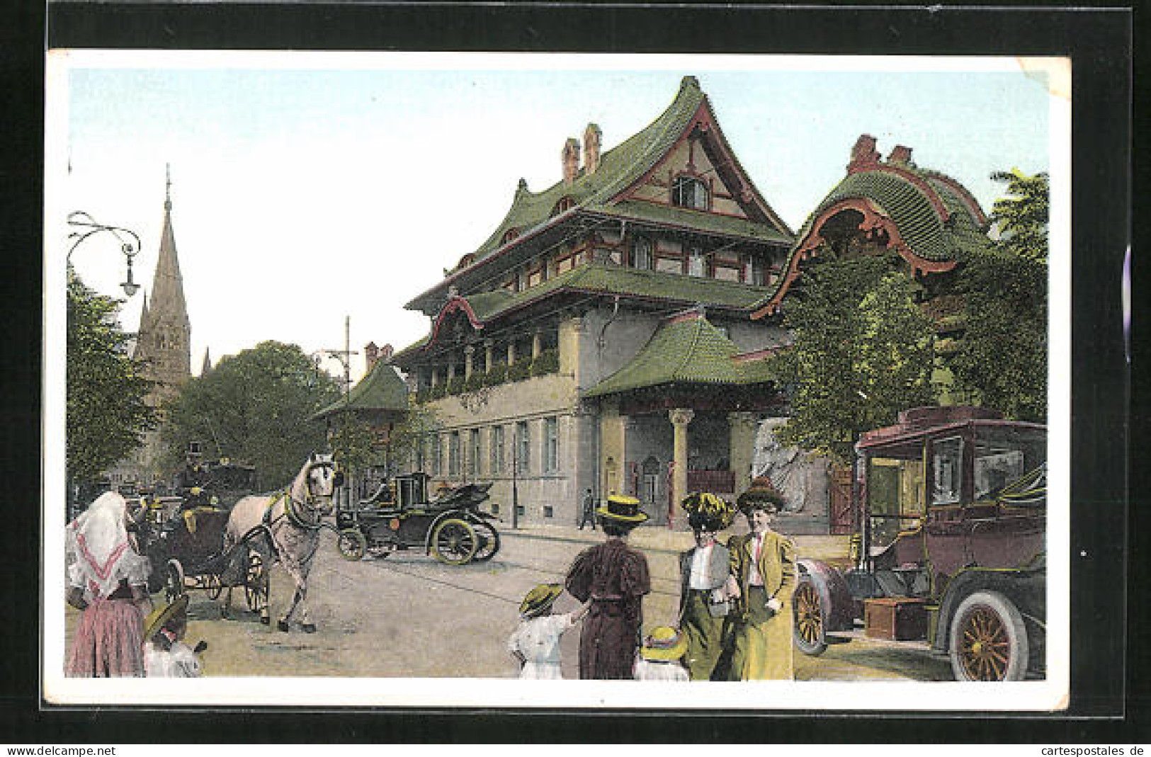 AK Berlin, Vor Dem Zoologischen Garten, Kaiser Wilhelm I. Gedächtniskirche  - Photographie