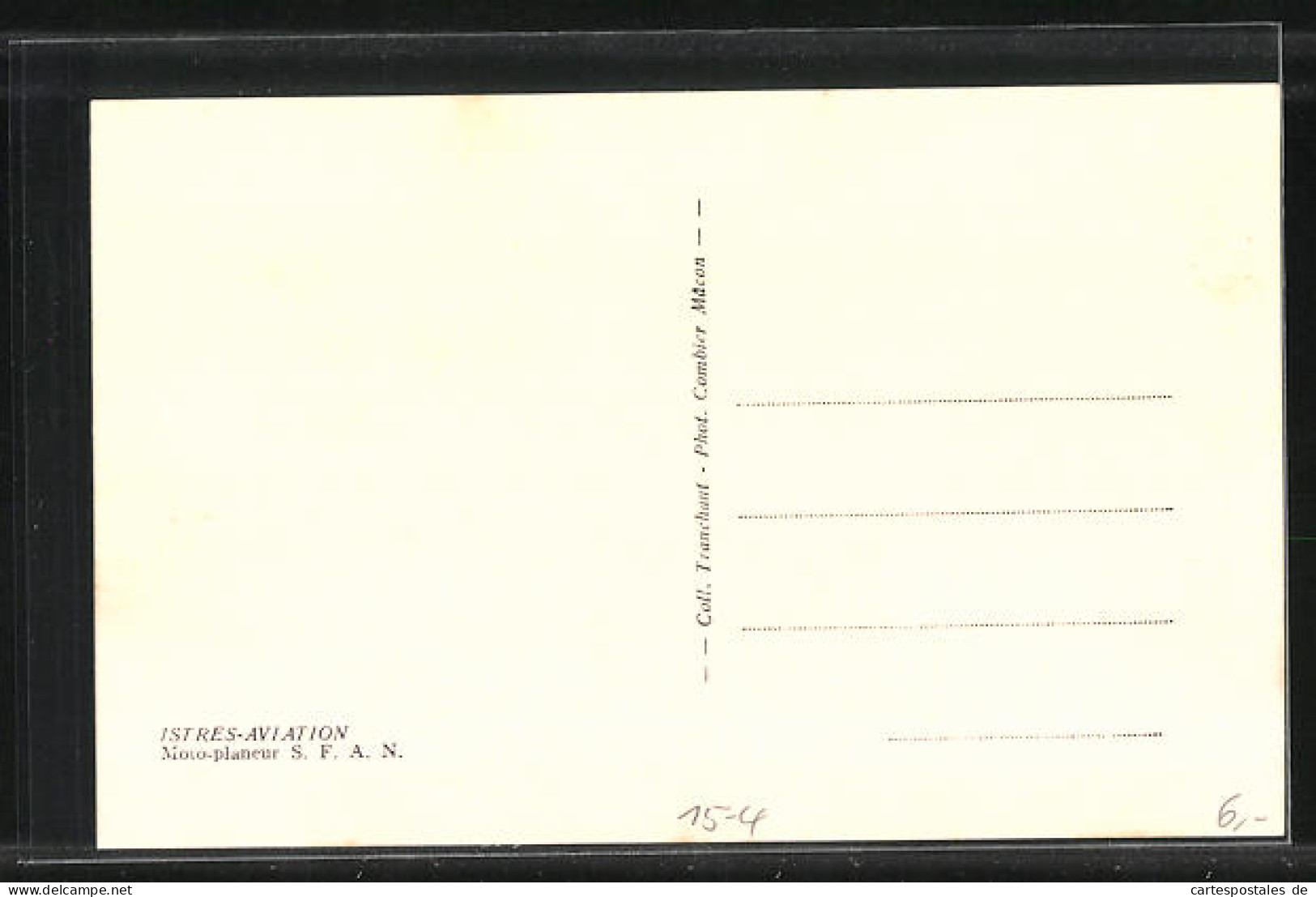 AK Istres-Aviation, Moto-planeur S. F. A. N., Flugzeug  - Altri & Non Classificati