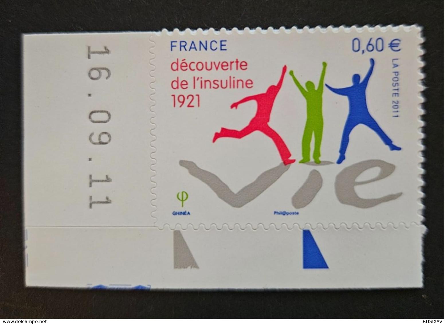 France 2011 Autoadhésif N°635 DECOUVERTE DE L'INSULINE - Unused Stamps
