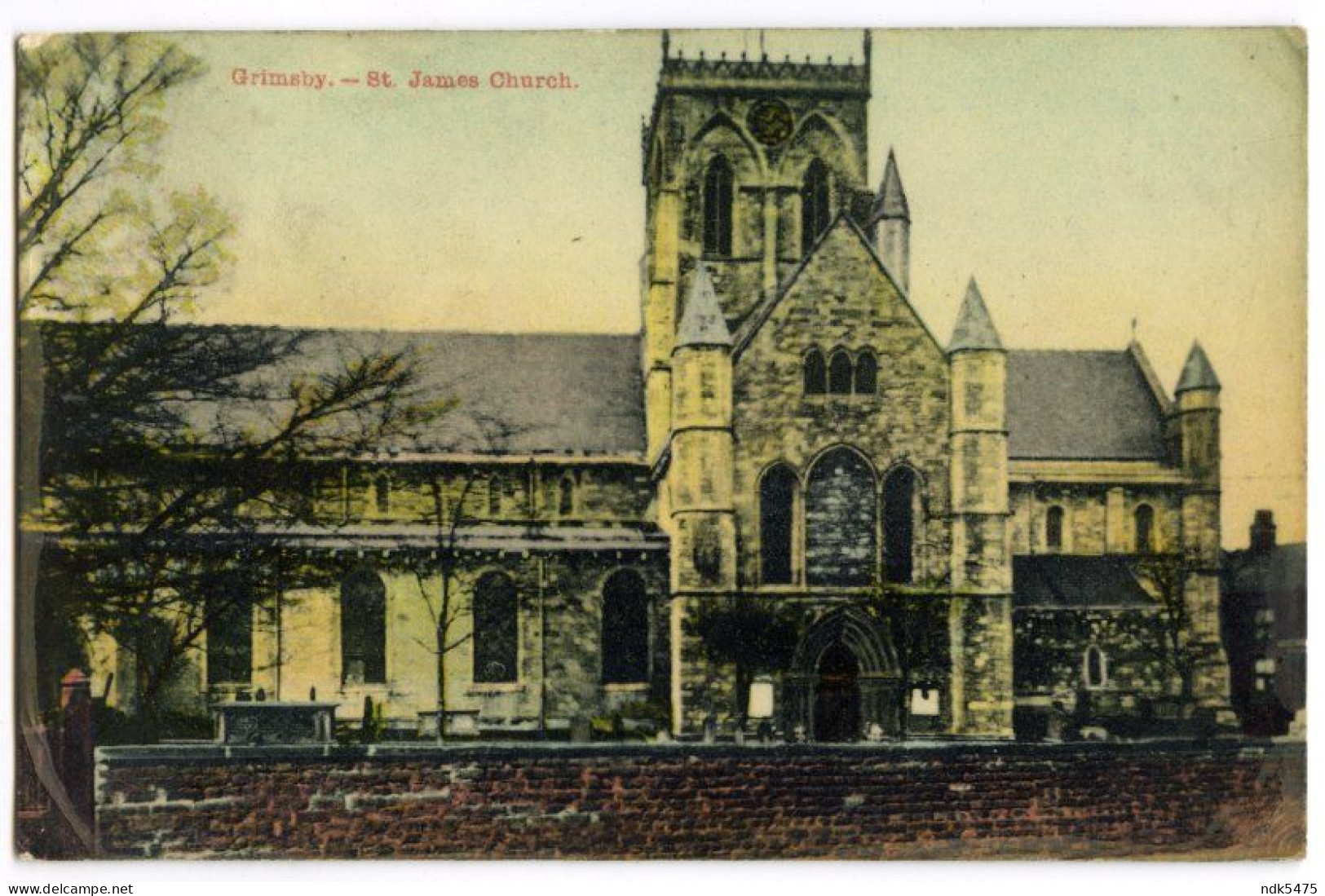 GRIMSBY : ST JAMES CHURCH / BRADFORD, PALEY ROAD, RAYLEIGH STREET (THRUSH) / FREEMAN STREET, WOMERSLEY - Andere & Zonder Classificatie