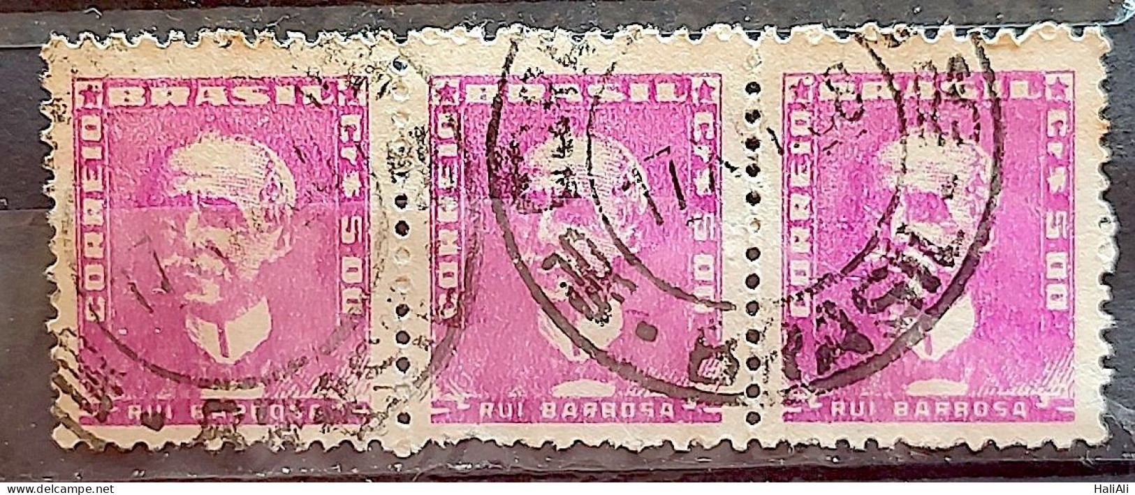 Brazil Regular Stamp RHM 502 Great-granddaughter Rui Barbosa 1956 Circulated 14 Terno - Gebruikt