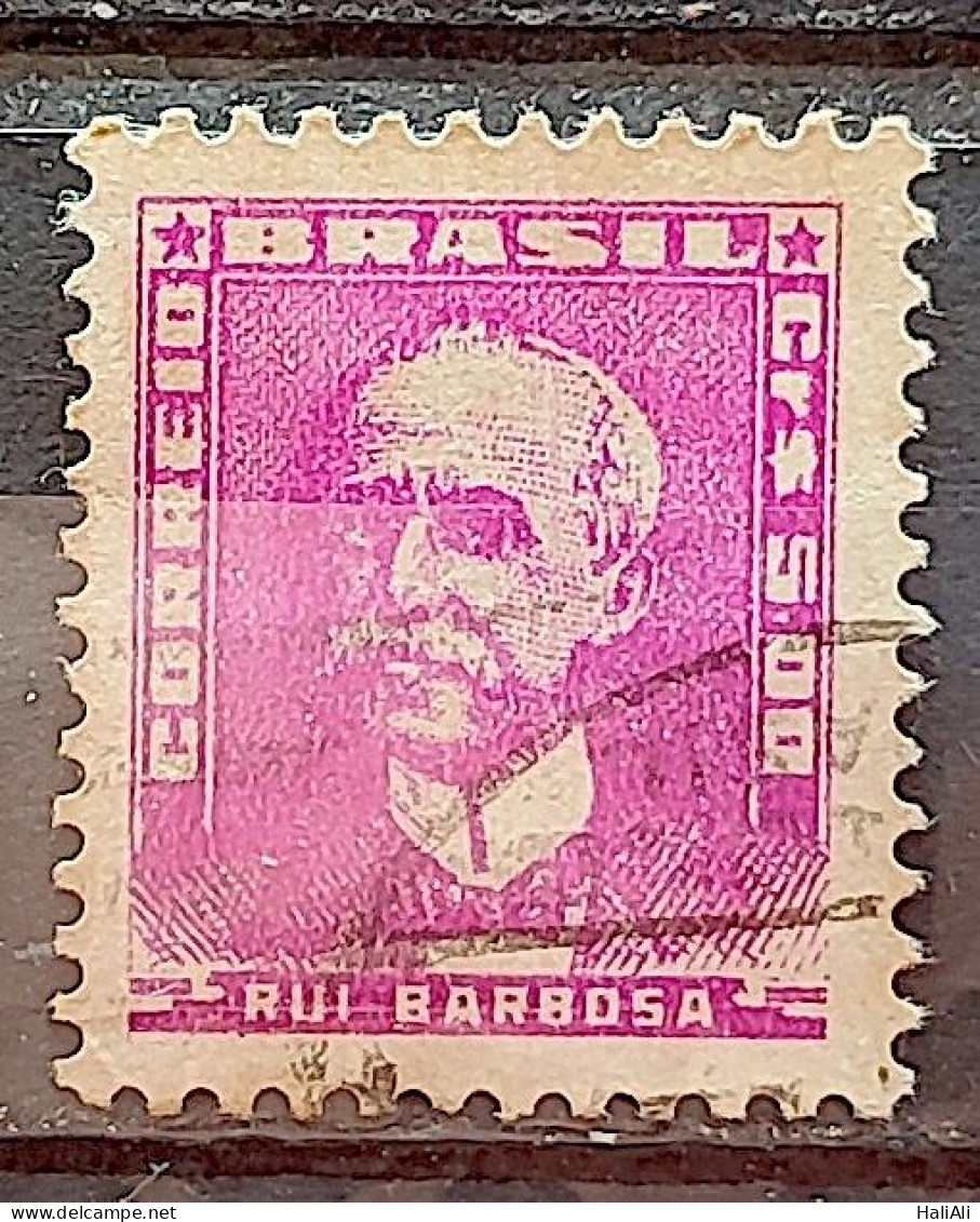 Brazil Regular Stamp RHM 502 Great-granddaughter Rui Barbosa 1956 Circulated 2 - Gebruikt