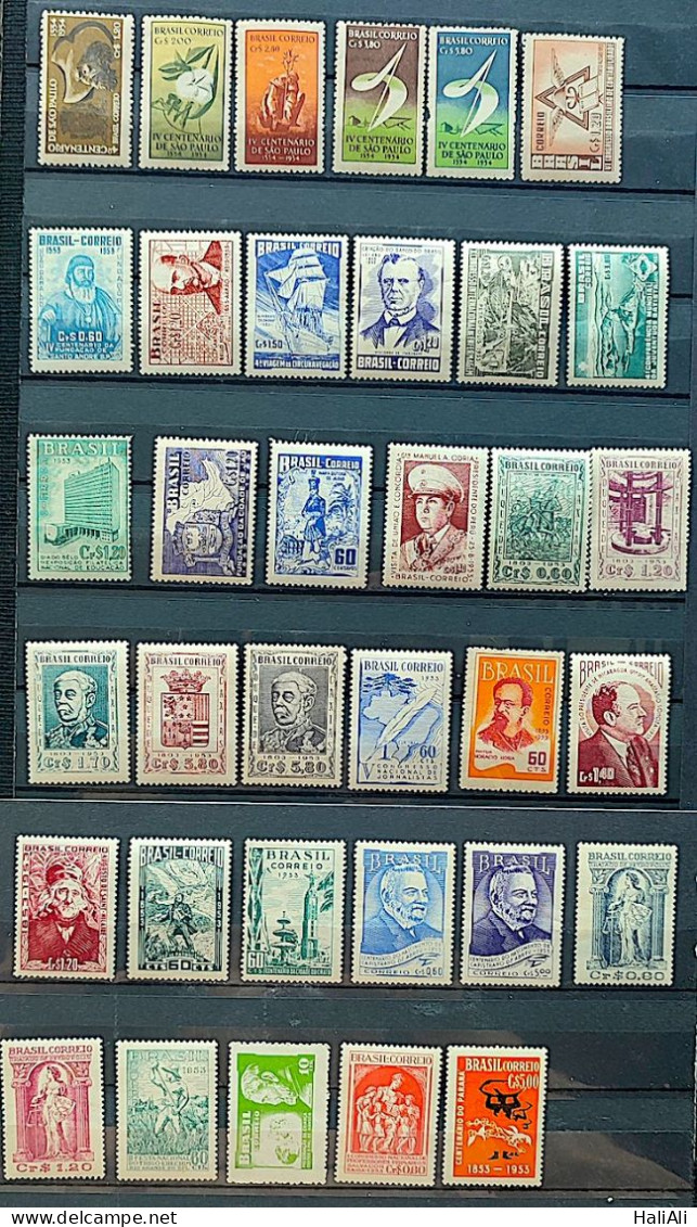 Annual Collection Of Brazil Stamps Of Brazil Yearpack 1953  - Ungebraucht