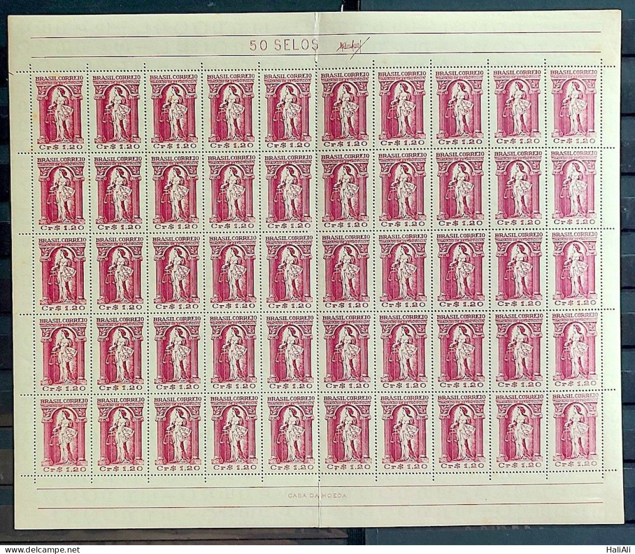 C 321 Brazil Stamp Fiftieth Anniversary Of The Treaty Of Petropolis Justice Rights Map 1953 Sheet - Unused Stamps