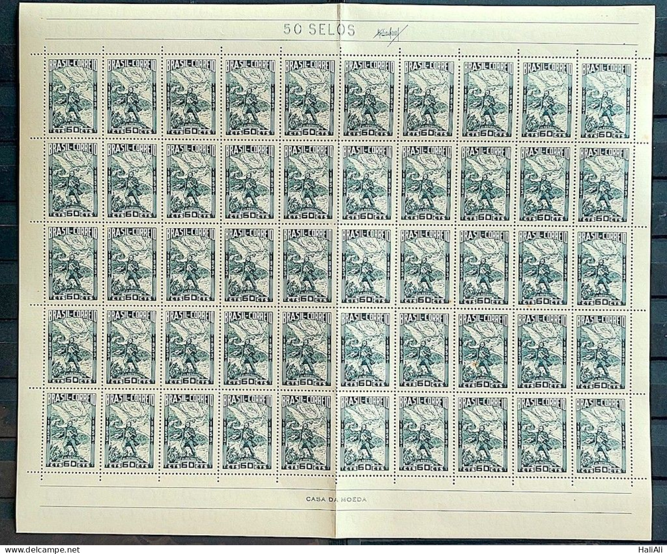 C 316 Brazil Stamp Centenary Jose Do Patrocinio Journalist Newspaper 1853 Sheet - Unused Stamps