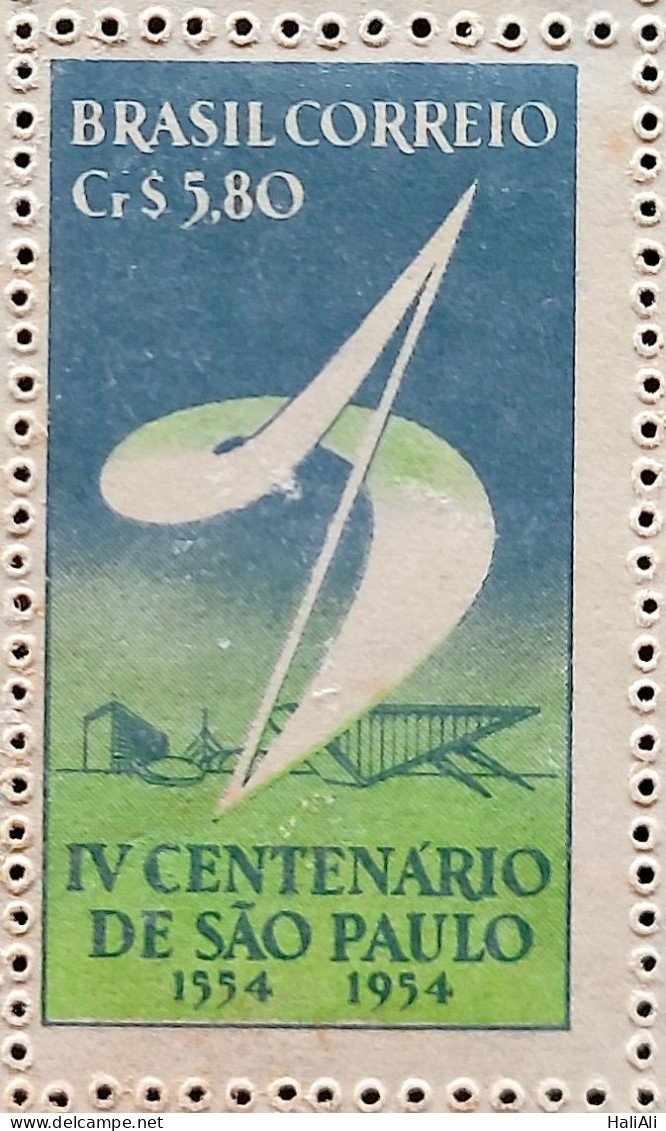 C 295 Brazil Stamp 4 Centenary Of São Paulo 1953 2 - Ongebruikt