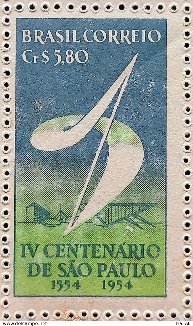 C 295 Brazil Stamp 4 Centenary Of São Paulo 1953 3 - Unused Stamps