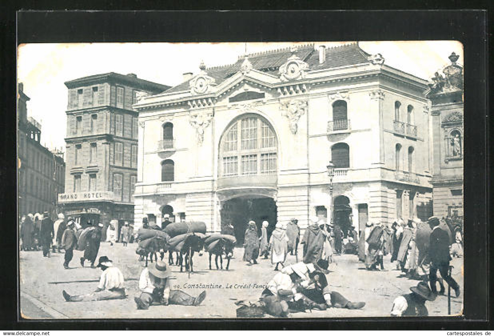 CPA Constantine, Le Crédit-Foncier  - Algiers