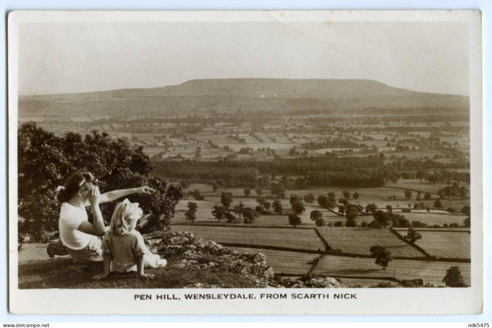 WENSLEYDALE : PEN HILL FROM SCARTH NICK - Altri & Non Classificati