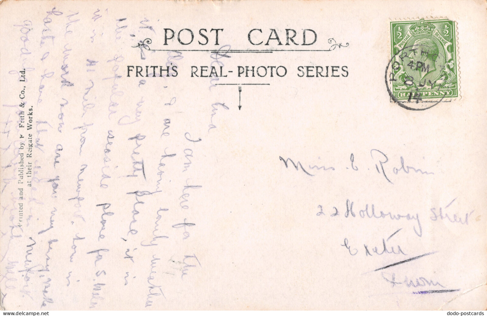 R295766 47938. Porthcawl Sands. Friths Real Photo Series. 1914 - Monde