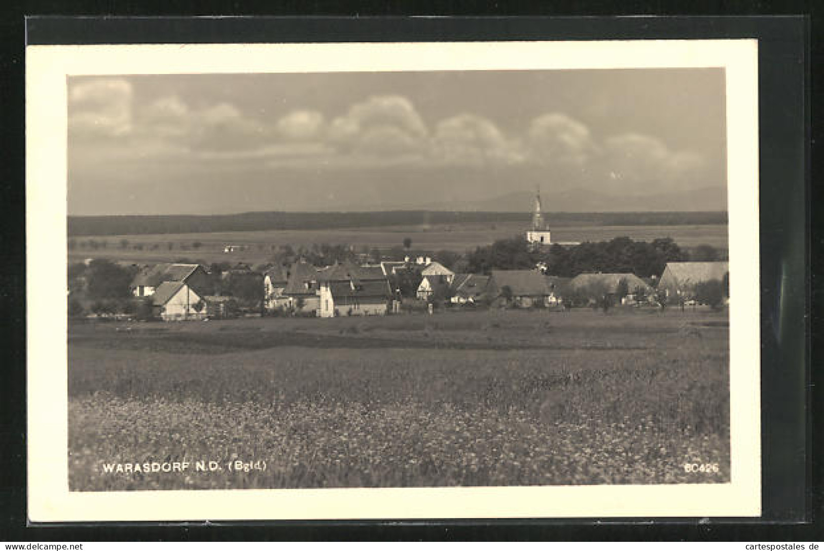 AK Warasdorf, Panorama Mit Kirche  - Altri & Non Classificati