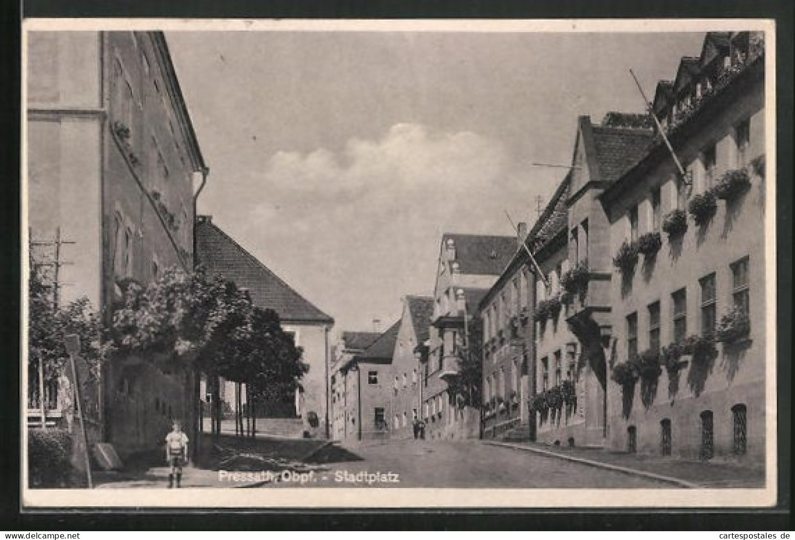 AK Pressath /Obpf., Gasthaus Zur Post Am Stadtplatz  - Other & Unclassified