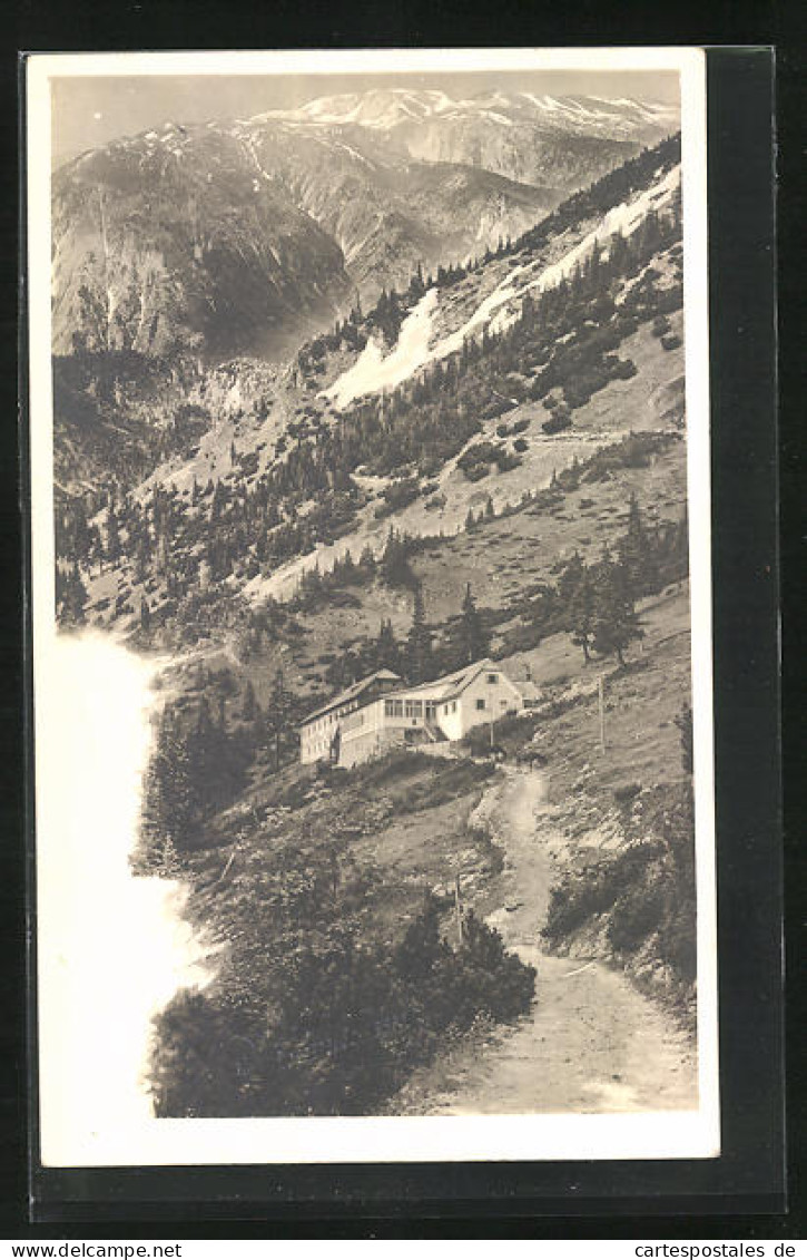 AK Berghütte Baumgartnerhaus Auf Dem Hochschneeberg  - Autres & Non Classés