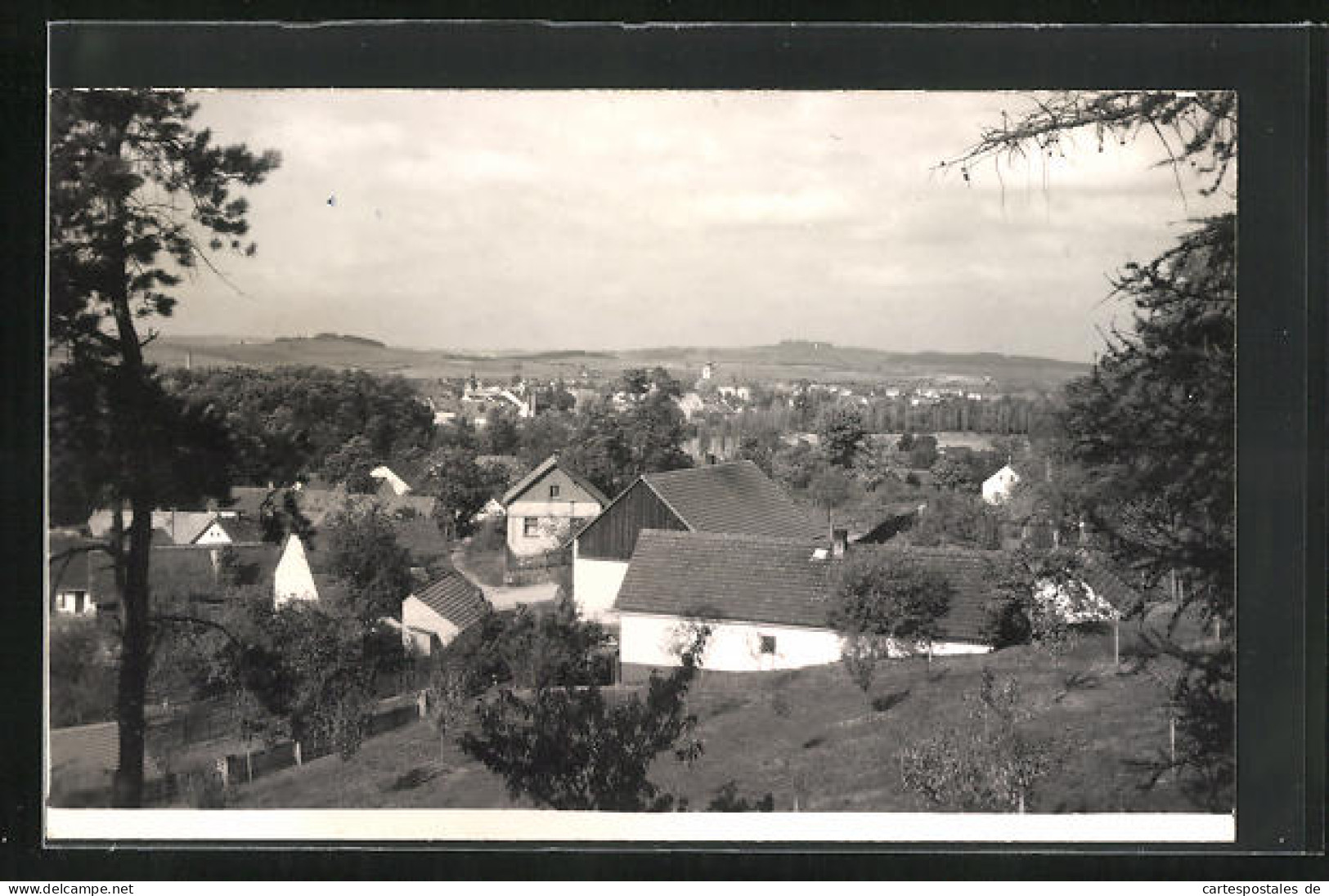 Foto-AK Blovice, Panorama Mit Fernblick  - Tchéquie