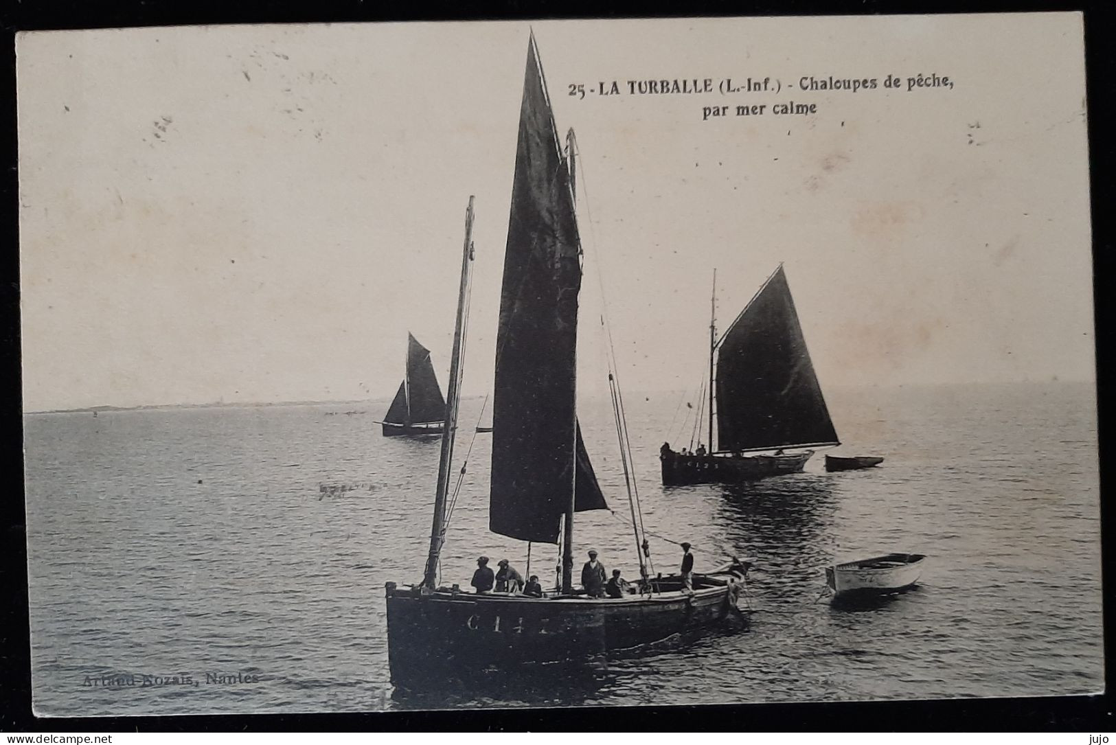 44 - LA TURBALLE - Chaloupes De Peche  Par Mer Calme - La Turballe