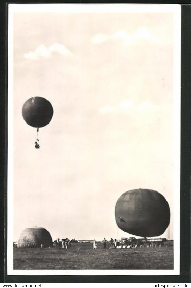 AK Ballone Beim Starten  - Montgolfières