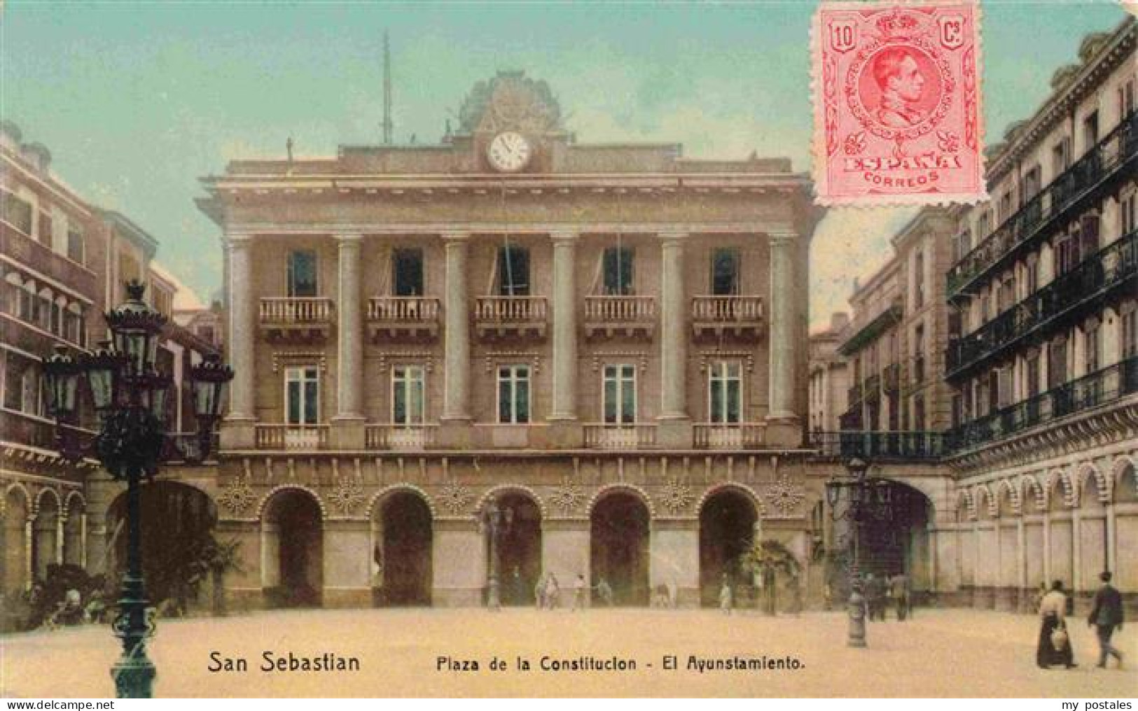 73975994 SAN_SEBASTIAN__Saint-Sebastien_Pais_Vasco_ES Plaza De La Constitucion E - Sonstige & Ohne Zuordnung