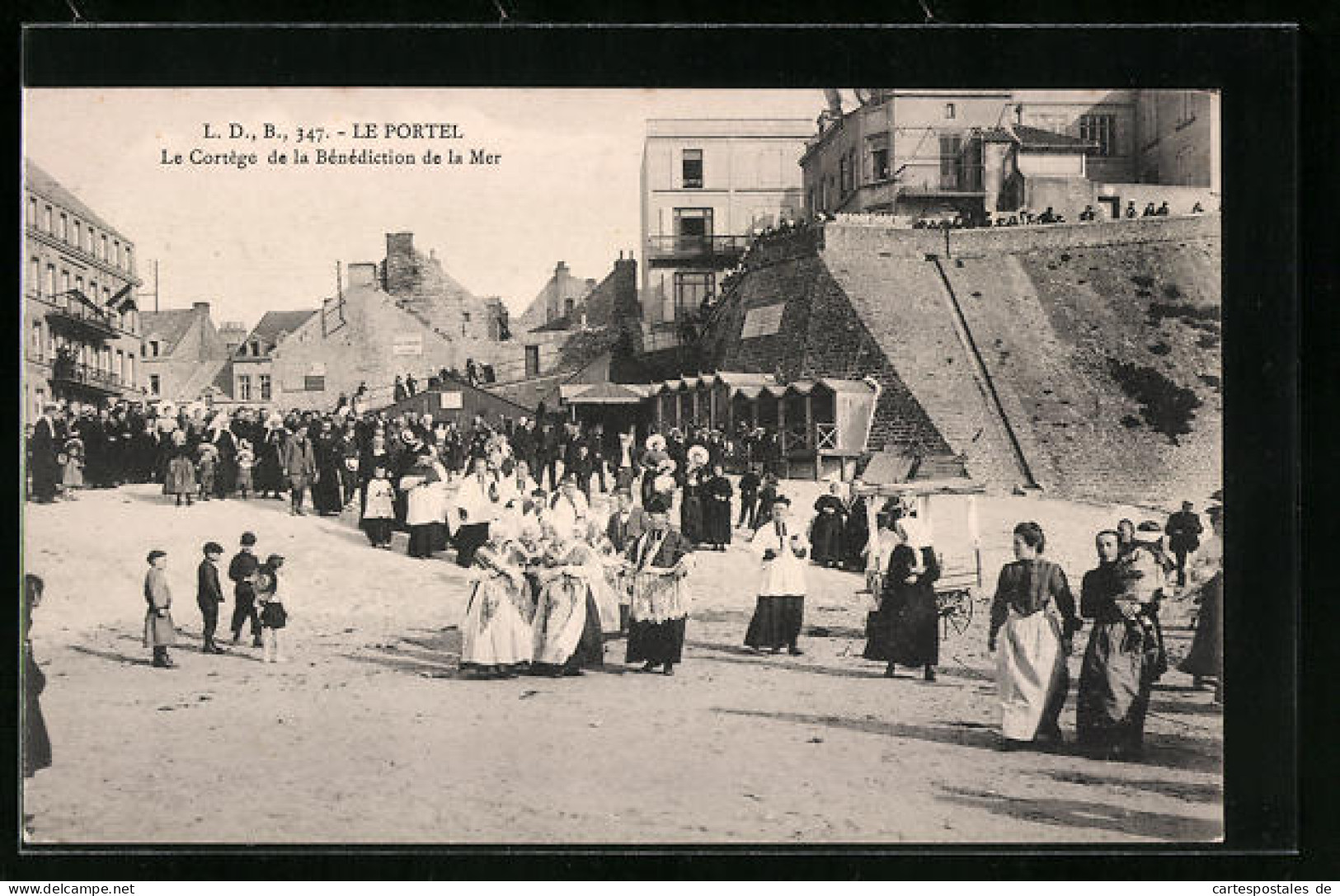 CPA Le Portel, Le Cortège De La Bènèdiction De La Mer  - Le Portel