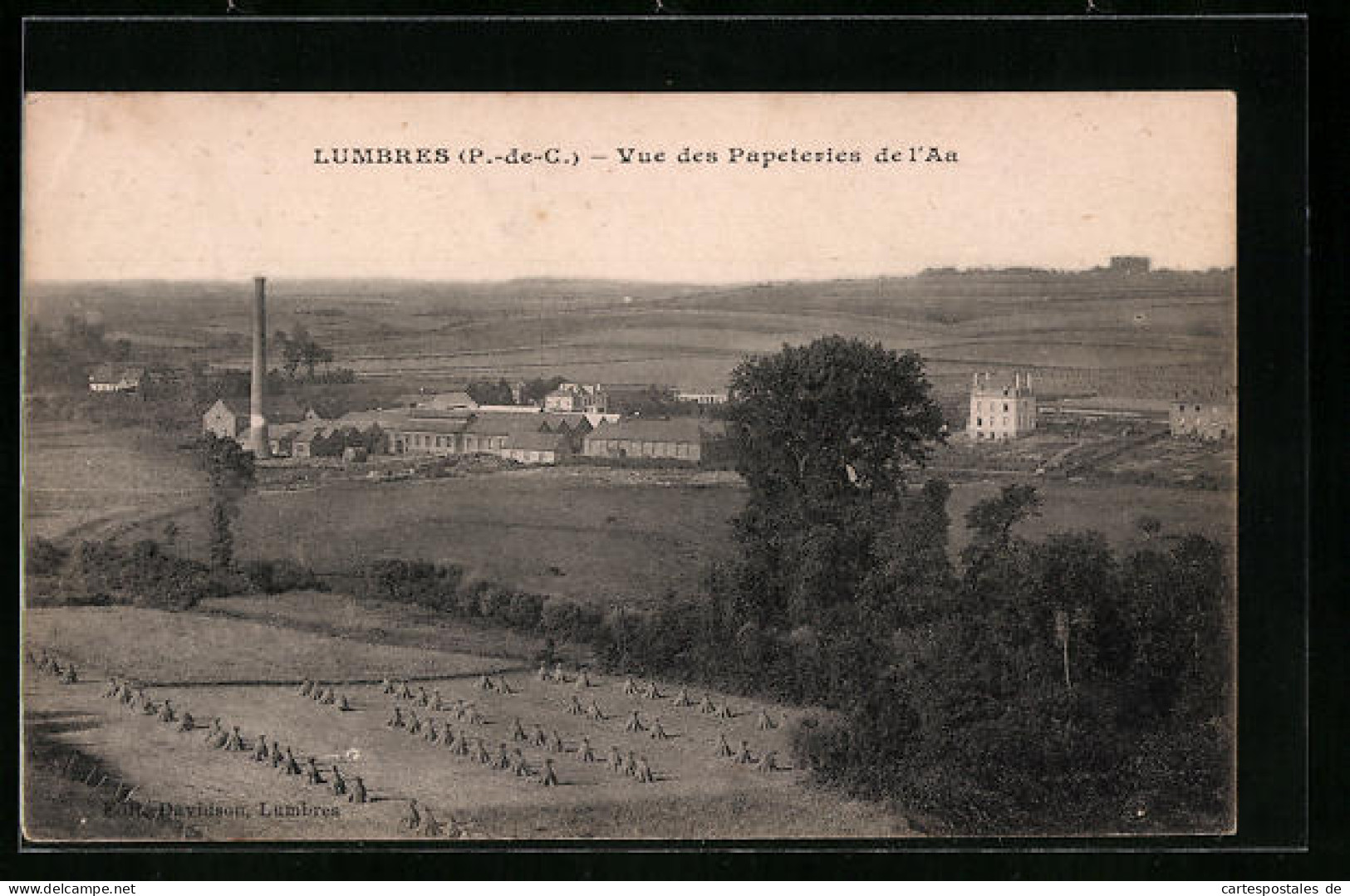 CPA Lumbres, Vue Des Papeteries De L`Aa  - Lumbres