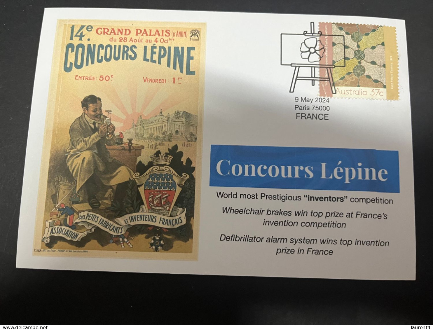 13-5-2024 (5 Z 2) France - Paris - Paris Prestigious "inventors" Competition : Concours Lépine - Altri & Non Classificati