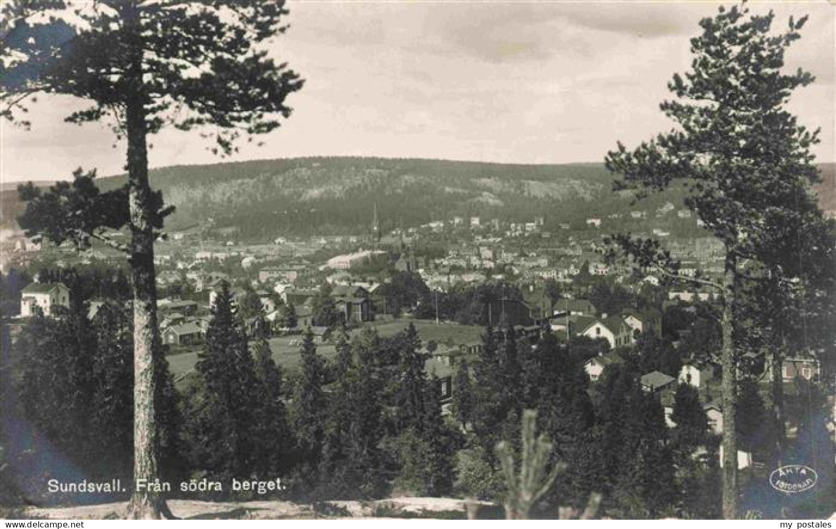 73975949 Sundsvall_Sweden Fran Soedra Berget Panorama - Schweden