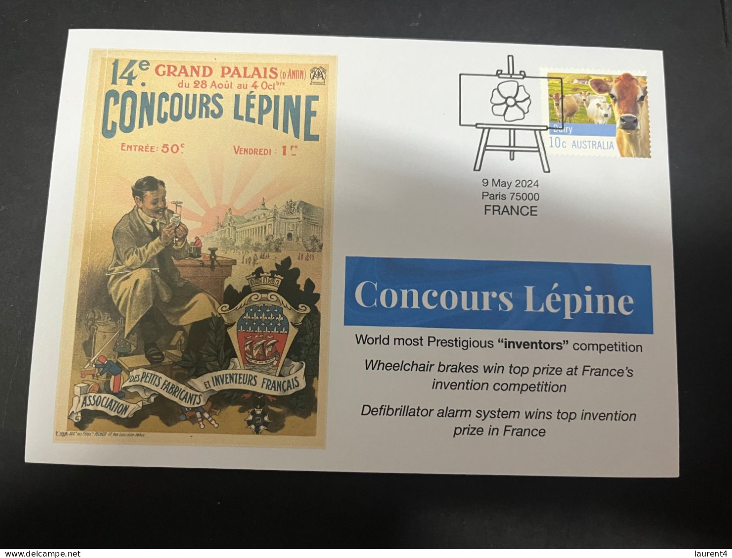 13-5-2024 (5 Z 2) France - Paris - Paris Prestigious "inventors" Competition : Concours Lépine - Andere & Zonder Classificatie