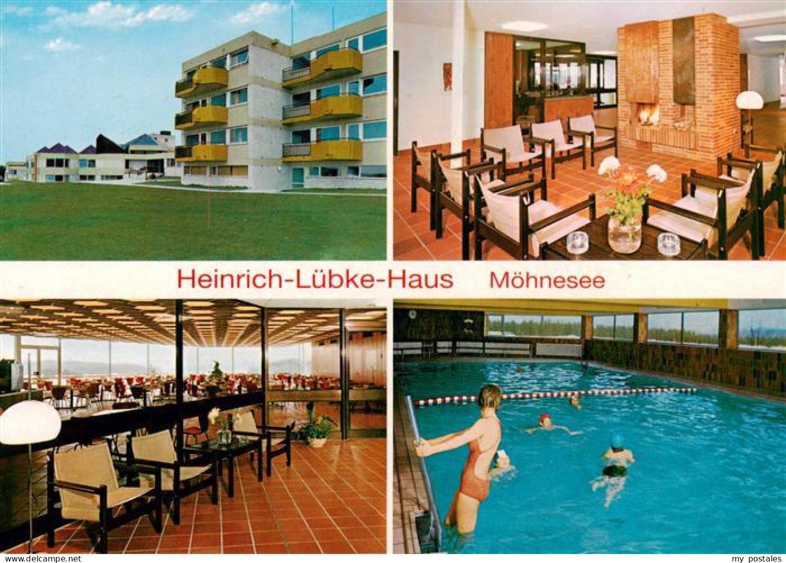 73945511 Moehnesee Heinrich-Luebke-Haus Speisesaal Hallenbad Familienferien- Und - Other & Unclassified