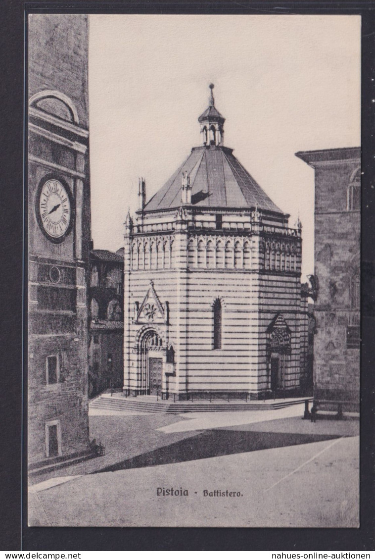 Ansichtskarte Pistoia Italien Battistero Achteckiges Bauwerk Baptisterium - Other & Unclassified