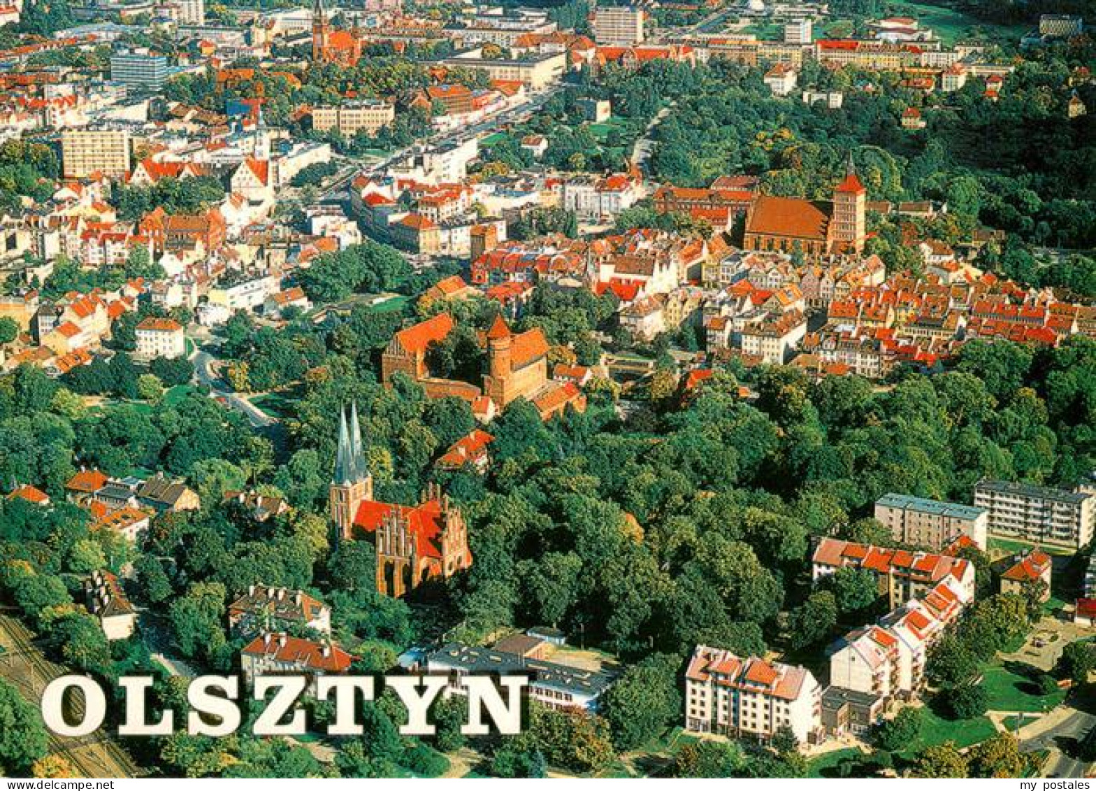 73945489 Olsztyn_Allenstein_PL Fliegeraufnahme - Polonia