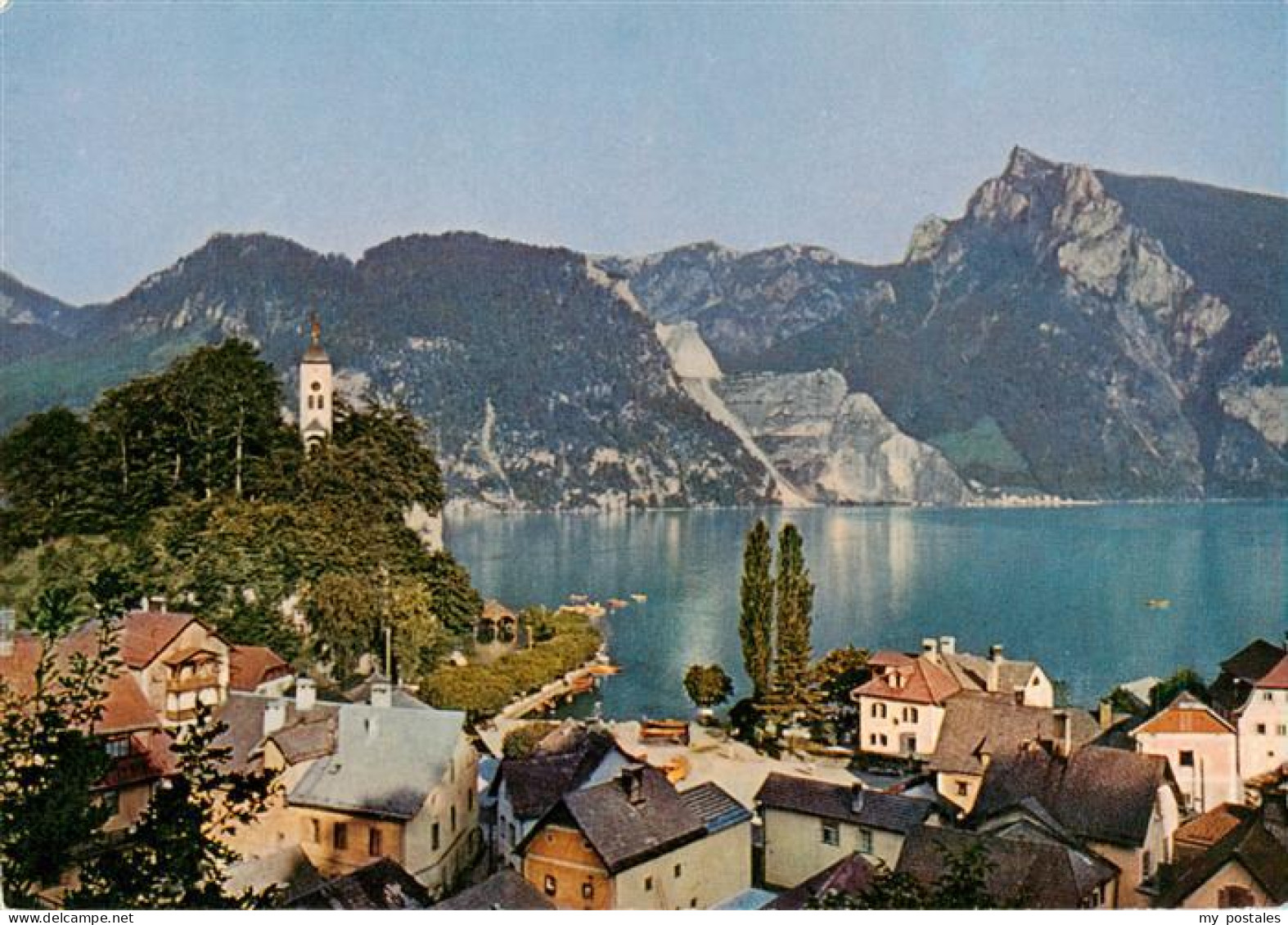 73945424 Traunkirchen_AT Panorama Traunsee Alpen - Andere & Zonder Classificatie